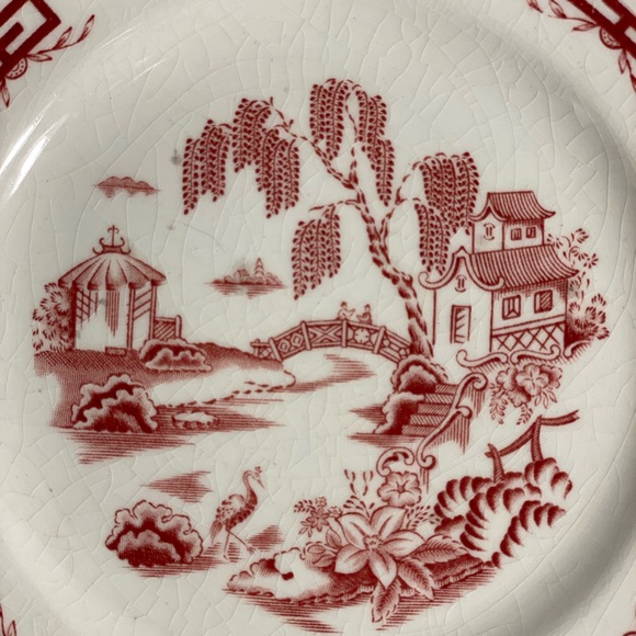 4 Royal Swan English Canton 71/8” Bread Plates - Picture 5 of 10